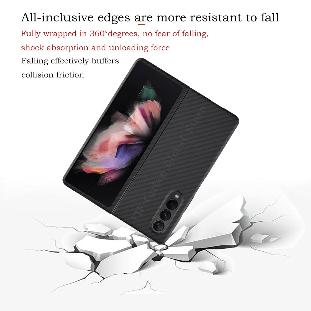 Real Carbon Fiber Case For Samsung Galaxy Z Fold - Premium Mobile Phone Cases from Dressmycell.com - Just $50! Shop now at Dressmycell.com Real Carbon Fiber Case For Samsung Galaxy Z Fold - Premium Mobile Phone Cases from Dressmycell.com - Just $50! Shop now at Dressmycell.com